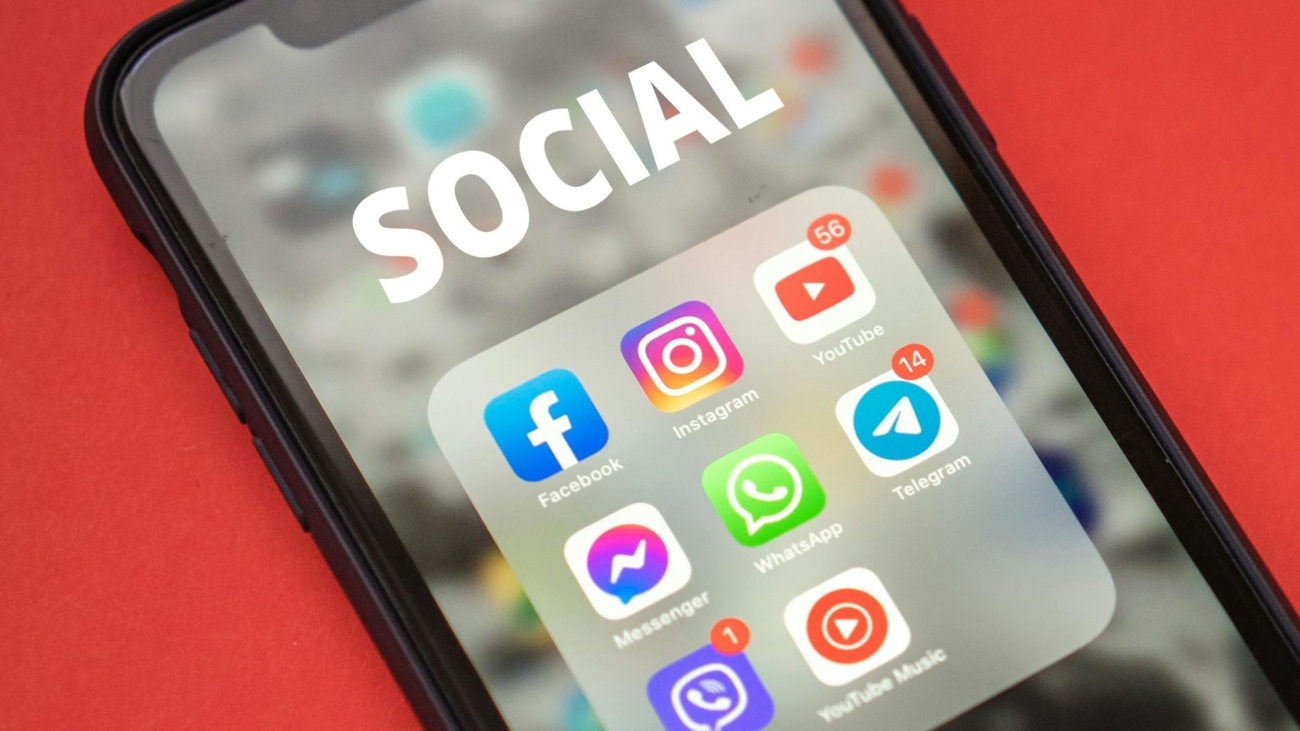 mobile app icons on a smartphone screen